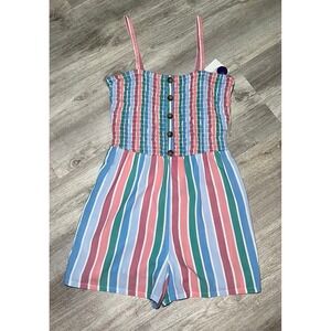 Girls NWT, Arizona striped romper‎ SIZE MEDIUM